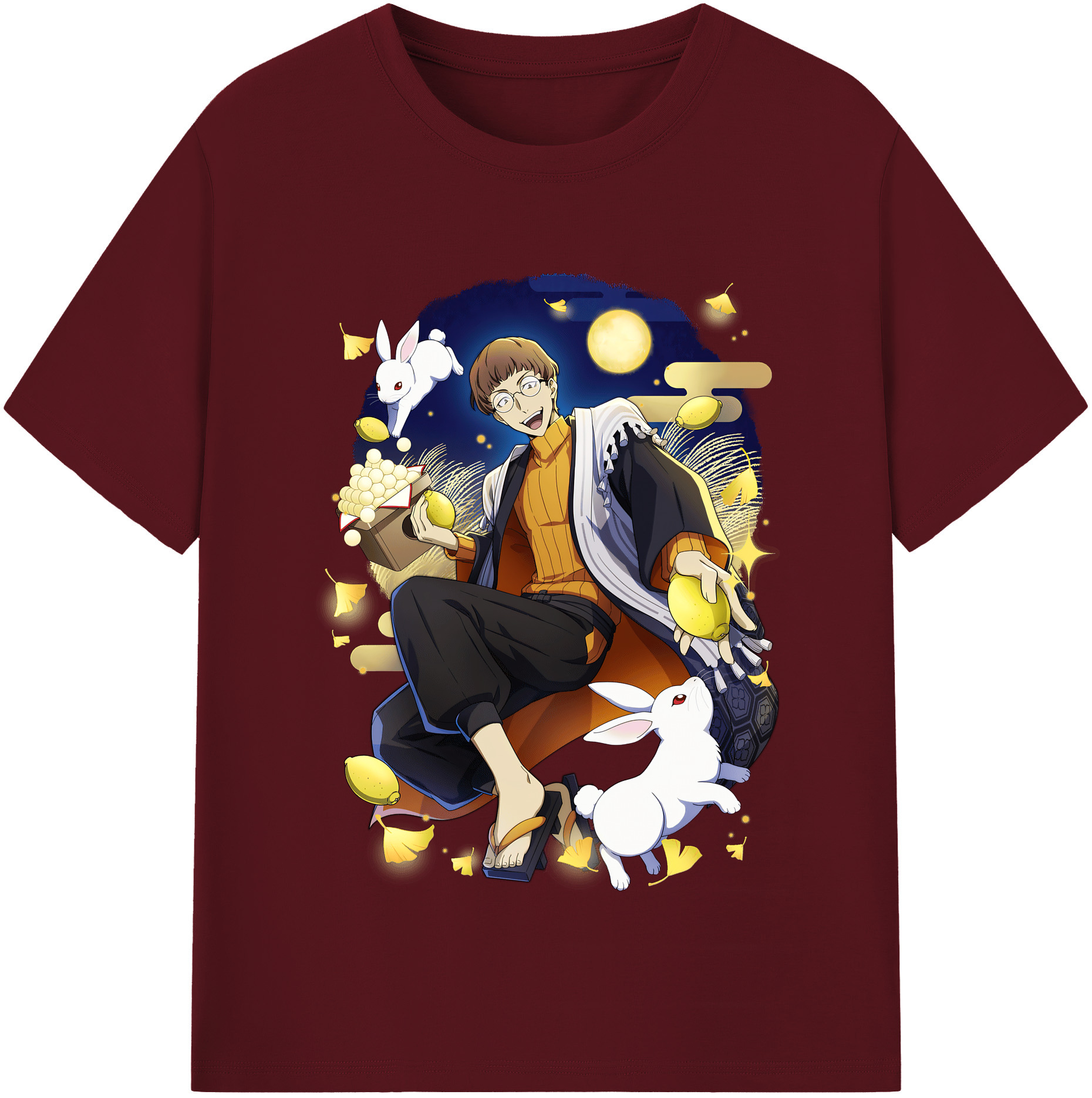 （画像用） 文豪ストレイドッグス Bungo Stray Dogs 綿100％半袖Tシャツ（フロントプリント）